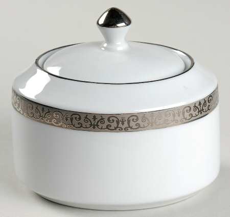 Platinum Buffet Sugar Bowl & Lid
