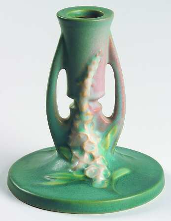 Foxglove Green Small Candlestick
