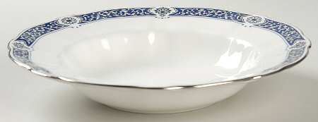 Milldale (Platinum) Rim Soup Bowl