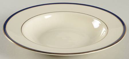 Cambridge Blue Large Rim Soup Bowl