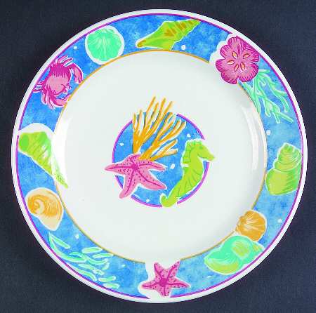 Blue Lagoon Salad Plate