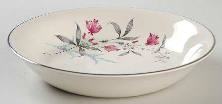 Fern Valley (Platinum) Coupe Soup Bowl