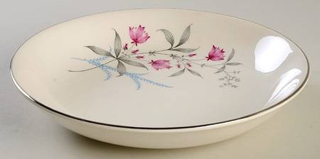Fern Valley (Platinum) Coupe Soup Bowl