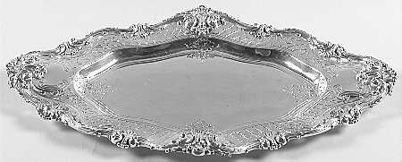 4829 (Sterling, Hollowware) Small Sterling Oval Platter