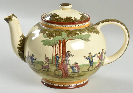 Village Fete Small Teapot & Lid