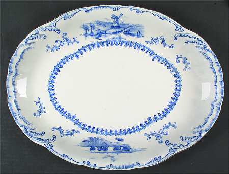 Delft Blue (Gold Trim) by Ridgway (Ridgways)