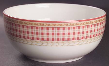 Provence Rouge Plaid 6" All Purpose Bowl