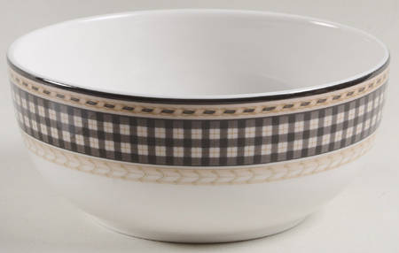 Provence Noir Plaid 6" All Purpose Bowl