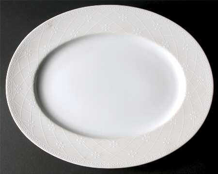English Elegance 14" Oval Serving Platter