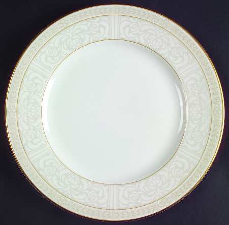 Gardenia Accent Luncheon Plate