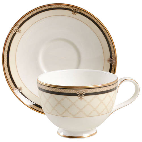 Baroness Footed Cup & Saucer Set