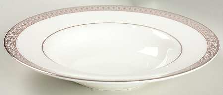 Piper Platinum Rim Soup Bowl