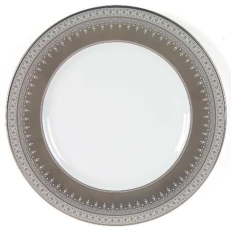 Piper Platinum Accent Luncheon Plate