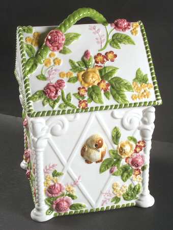 Seasons of Colour (Spring Accessories) Figural Cookie Jar & Lid