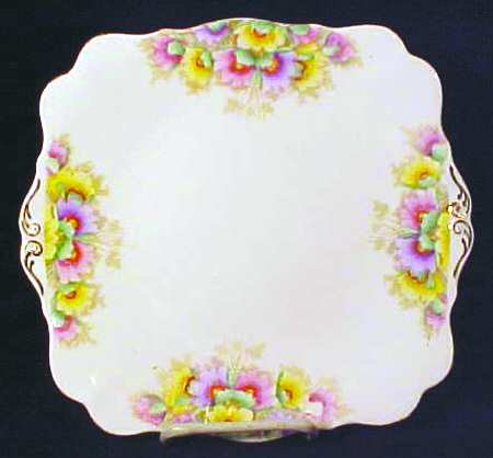 RSD34 Square Handled Cake Plate
