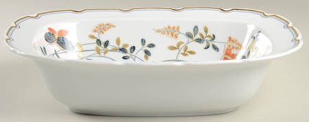 Papillons 10" Rectangular Vegetable Bowl