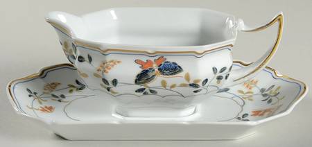 Papillons Gravy Boat & Underplate