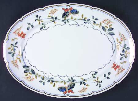 Papillons 16" Oval Serving Platter