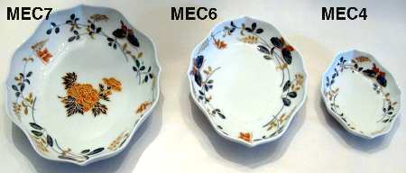 Papillons Oval Tray, 7" Meissen Cup