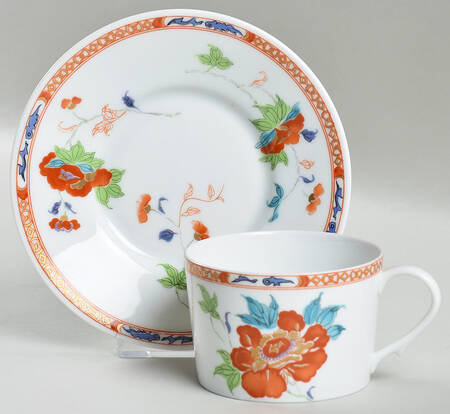 Hokusai Flat Cup & Saucer Set