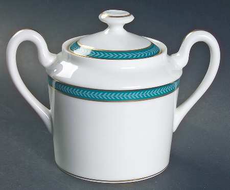 Laurier Bleu Sugar Bowl & Lid