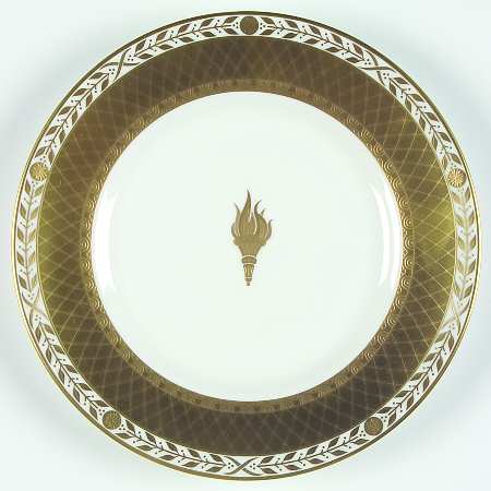 Empire Flame Salad Plate