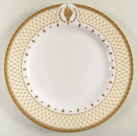 Empire Flame Luncheon Plate