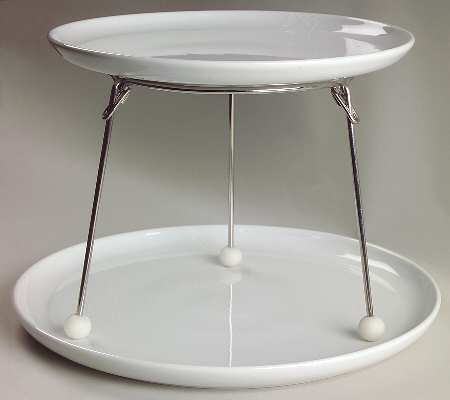 Jamie Oliver Party Plate Set-Dp + Ch13 W/Folding Metal Holder