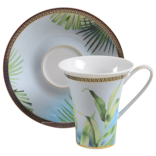 Jungle Flat Cup & Saucer Set