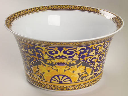 Medusa Blue 8" Round Vegetable Bowl