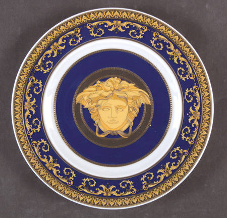 Medusa Blue Bread & Butter Plate