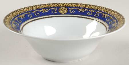 Medusa Blue Coupe Cereal Bowl