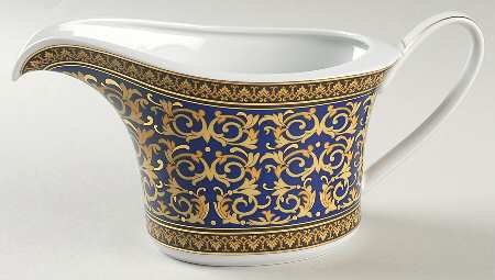 Medusa Blue Gravy Boat