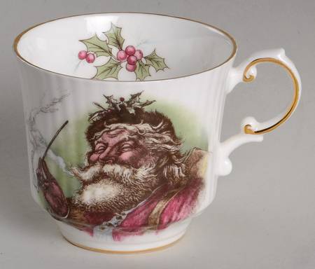 Old St. Nicholas (Scalloped, Ribbed) Footed Cup