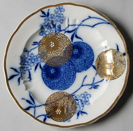 Persian Spray (Scalloped) Bread & Butter Plate