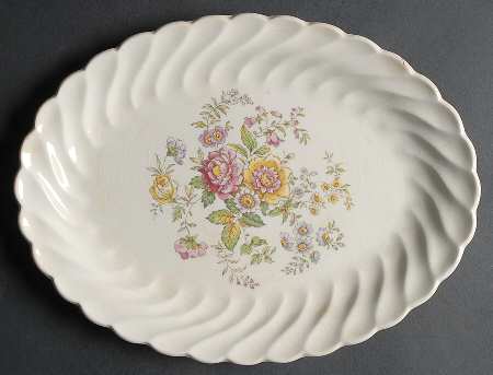 Princess Pat (No Trim) 11" Oval Serving Platter