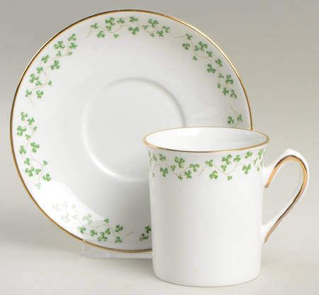Shamrock Chocolate Cup & Saucer Set