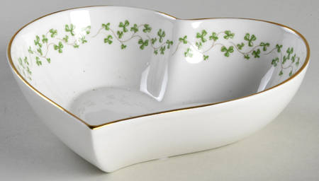 Shamrock Heart Shaped Dish