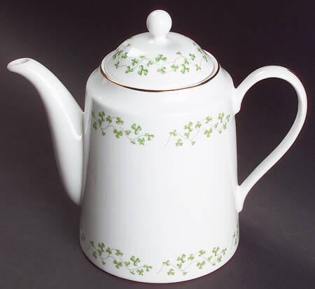 Shamrock Small Coffee Pot & Lid