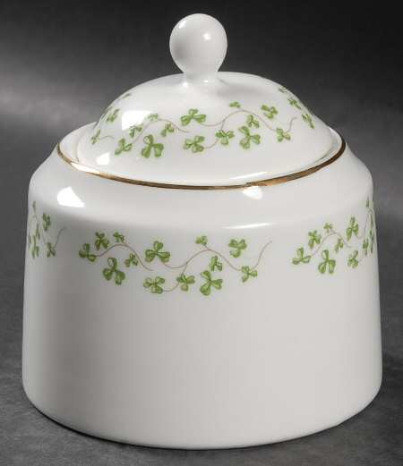 Shamrock Sugar Bowl & Lid