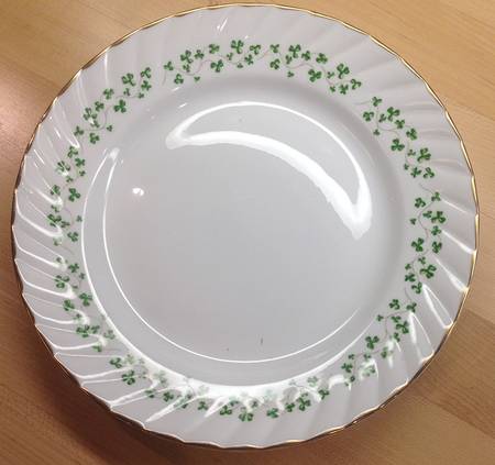 Shamrock Salad Plate