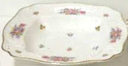 Minuet White (Sans Souci) 9" Square Vegetable Bowl