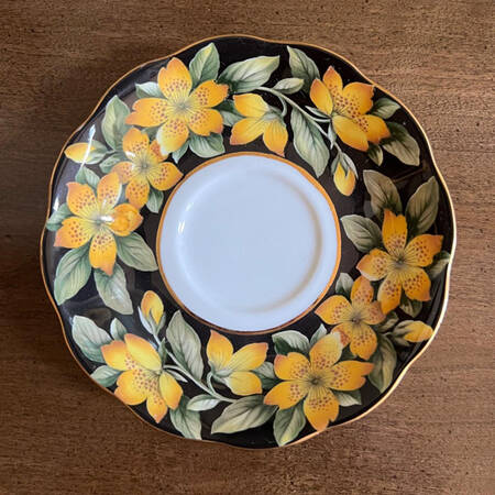 Bouquet Series Saucer for Footed Cup
