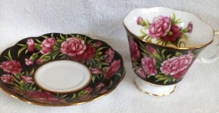 Bouquet Series Saucer for Footed Cup