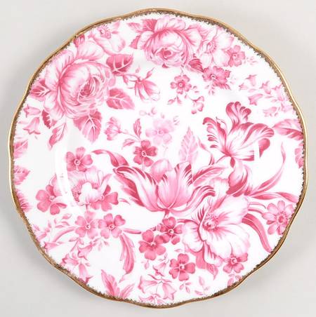 Paradise Red Salad Plate