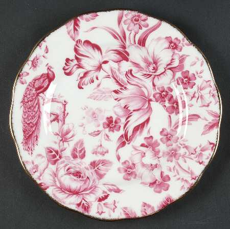 Paradise Red Salad Plate