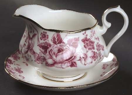 Paradise Red Gravy Boat & Underplate