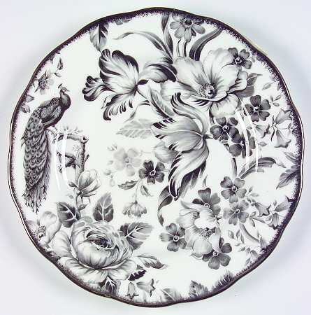 Paradise Black Salad Plate
