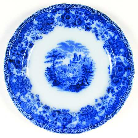 Tyrolean (Flow Blue) by Ridgway (Ridgways)