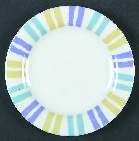 Candy Stripe Bread & Butter Plate